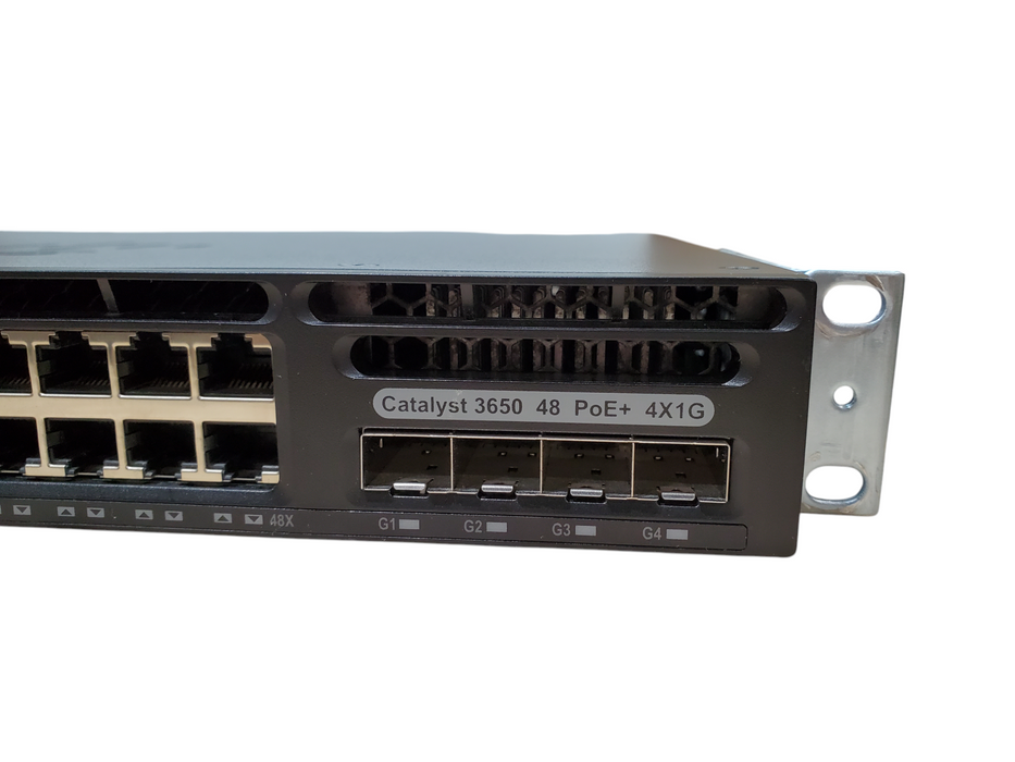Cisco WS-C3650-48PS-L V05 | 48-Port Gigabit PoE+ Switch w/ 4x1G SFP Q