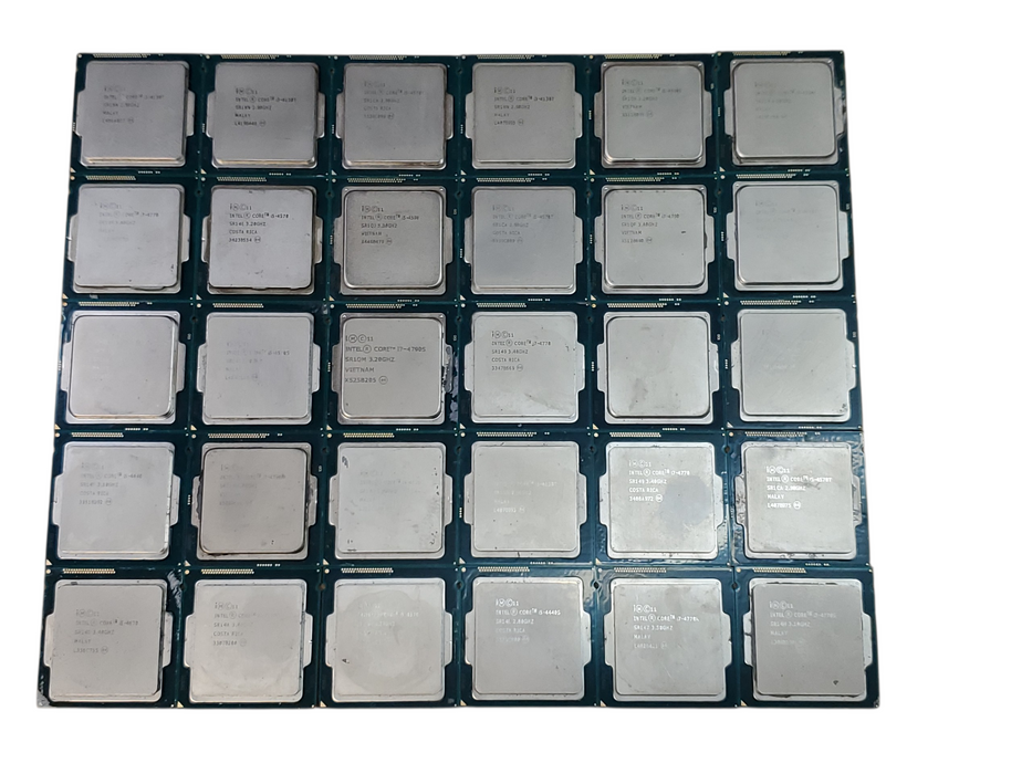 Lot of 155x, 2nd to 4th Gen i-series Desktop CPUs (CPU24-64)