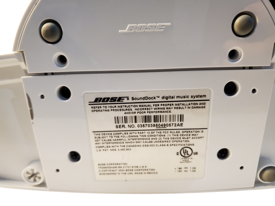 Bose Sounddock for iPod Docking Station Speaker - Untested - Spares Repairs