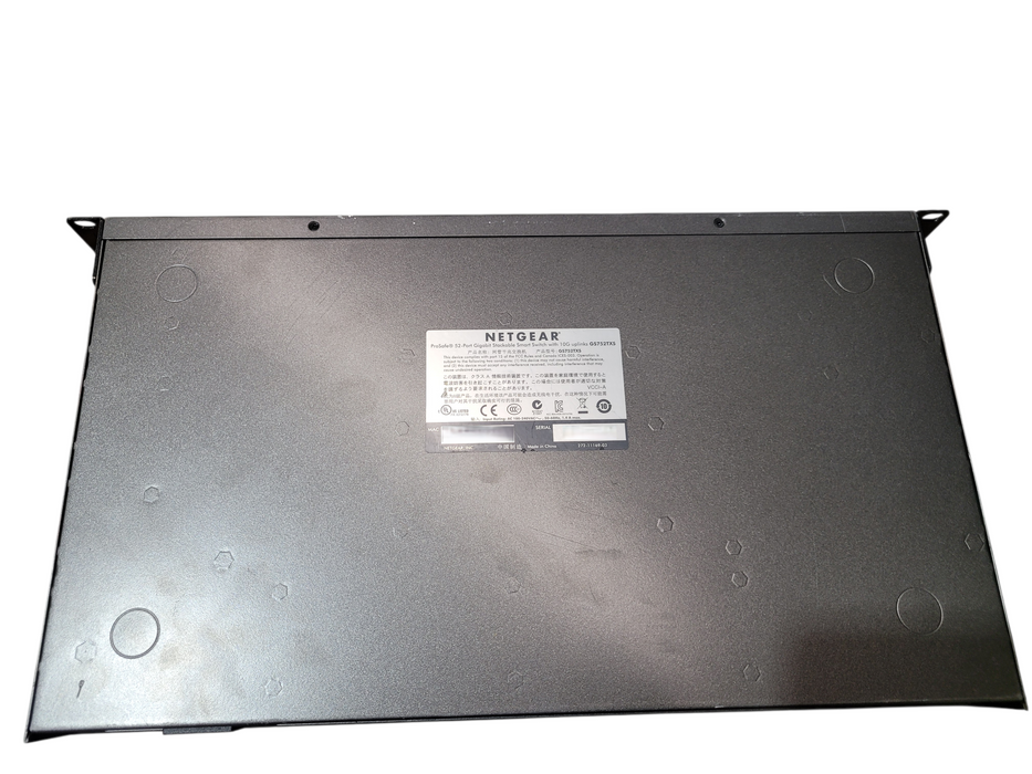 Netgear ProSafe GS752TXS 52-Port 4 10GE SFP+ Gigabit Switch
