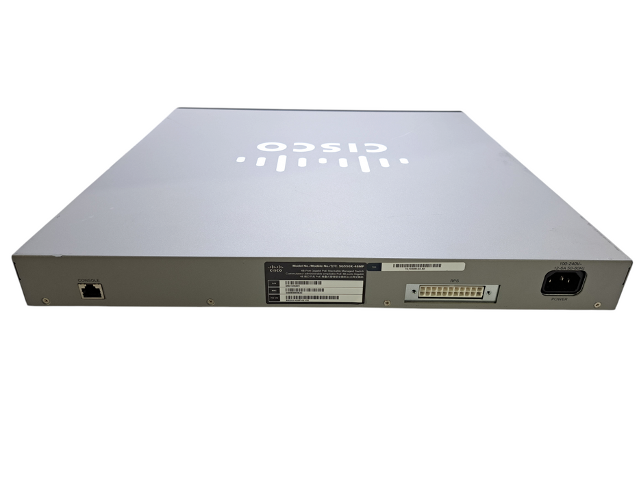 Cisco SG550X-48MP-K9 V02 | 48-Port Gigabit PoE Stackable Managed Switch