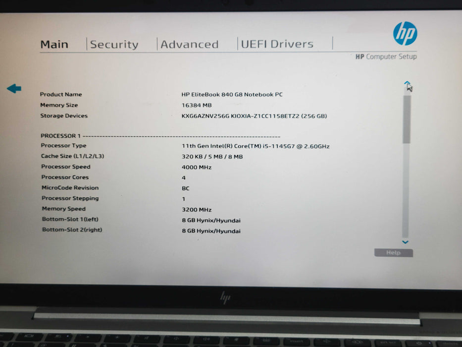 HP EliteBook 840 G8 Core i5-1145G7 2.60GHz 16GB RAM 256GB nVME, READ _ Lap200