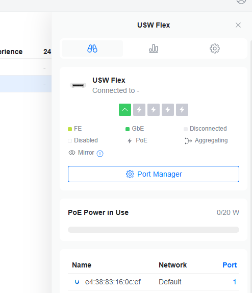 Ubiquiti UniFi USW-Flex IP55 Outdoor PoE+ 46W Switch  Q)
