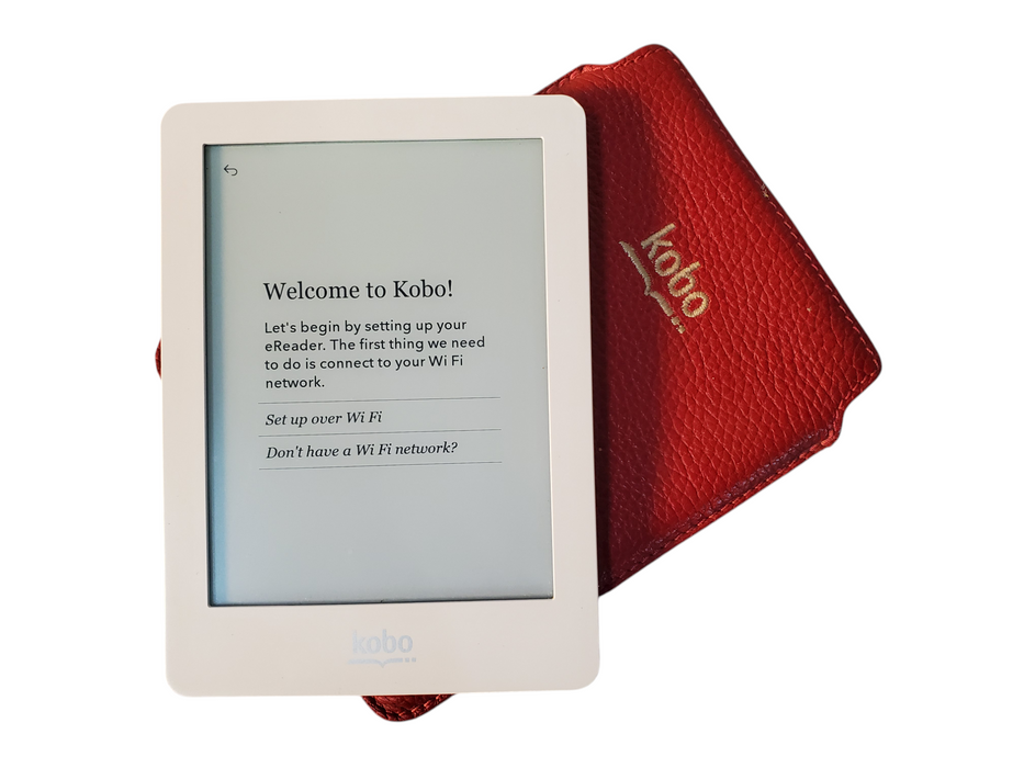Kobo Glo 2GB, Wi-Fi, 6in eBook e-Reader- N613 - WHITE