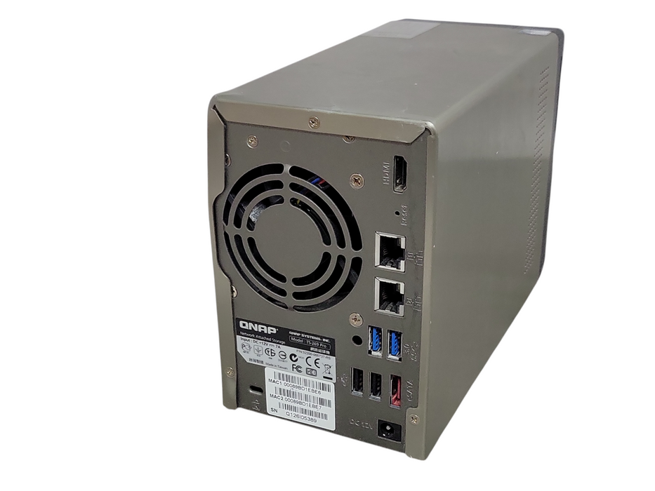 QNAP TS-269 Pro NAS 2x 4TB HDD, No power adapter, READ _