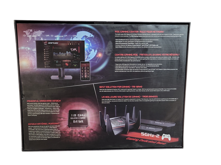 ASUS ROG Rapture GT-AC5300 Tri-Band Gigabit WiFi Gaming Router  %