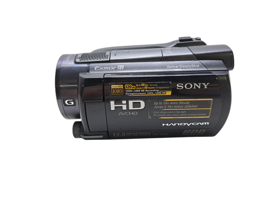 Sony Handycam HDR-XR500V HD 12x Zoom GPS 3.2" LCD | No Battery *READ* )