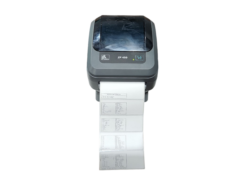 Zebra ZP 450 Thermal Label Printer w/ Power Base, ZP450-0101-0001
