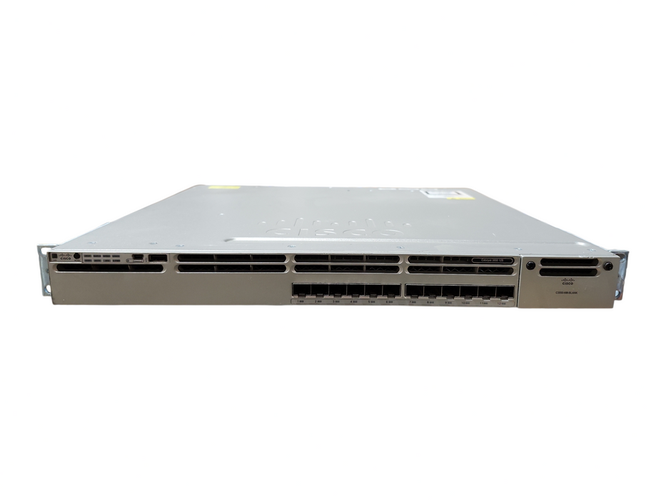 Cisco WS-C3850-12S-E 12-Port GbE SFP Switch w/ 1x 350W PSU