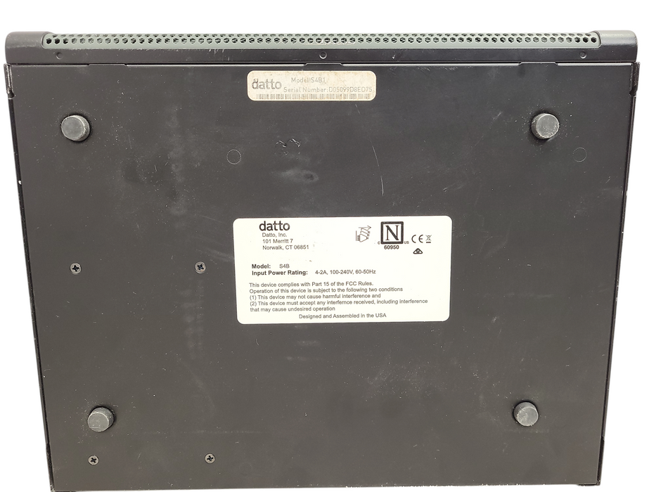 Datto S4B2 SIRIS 4 and NAS Business D-2123iT @ 2.2GHz 32GB DDR4 No HDDs READ $