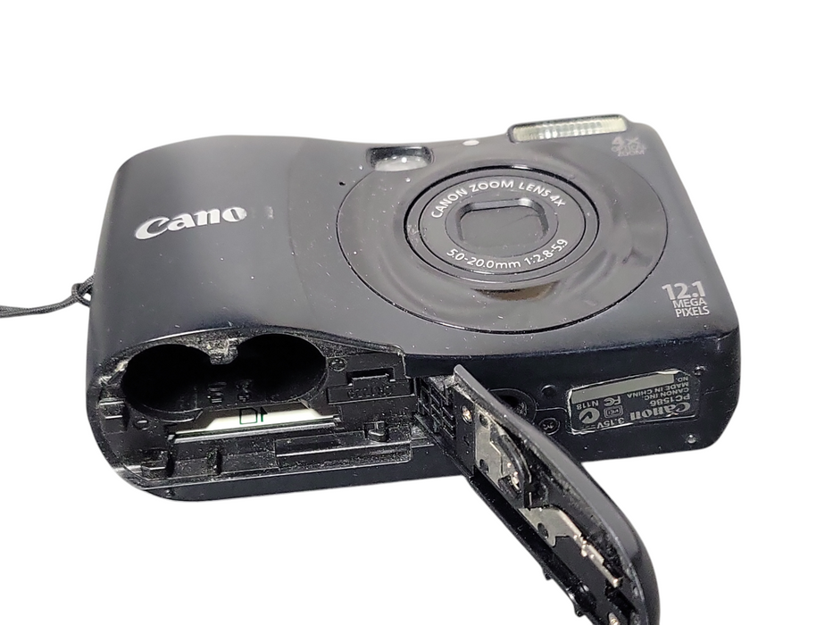 Canon PowerShot A1200 HD Digital Camera 12.1MP PC1586, No SD Card Q_