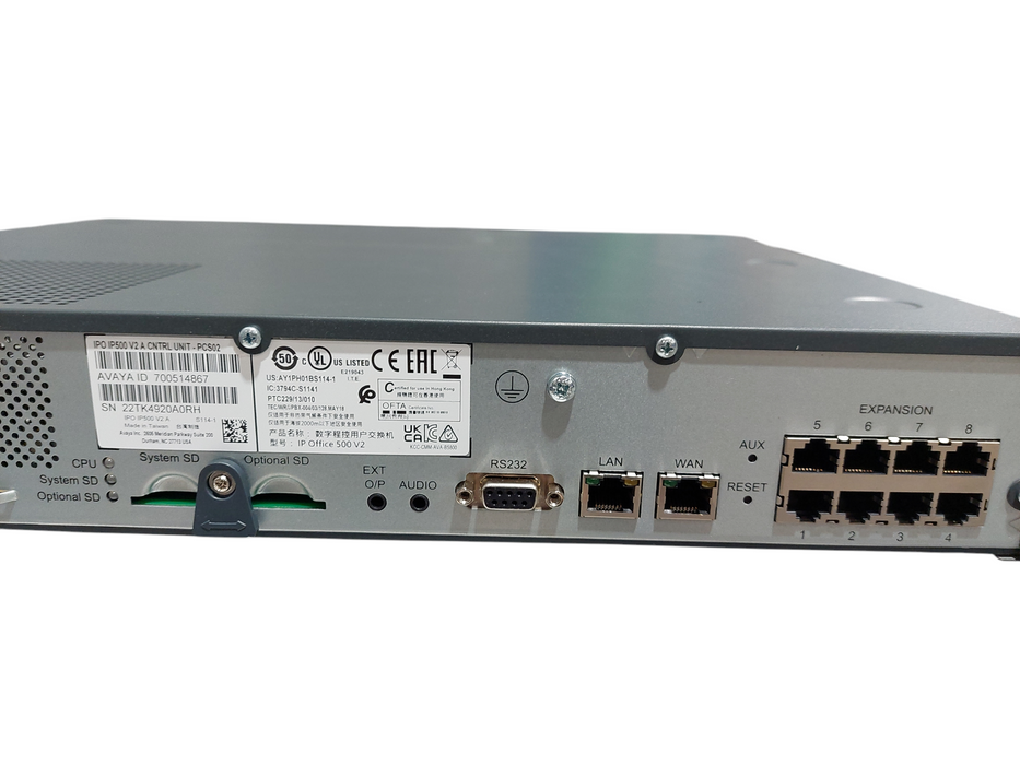 AVAYA IP Office 500 Control Unit V2 A -PCS02  =