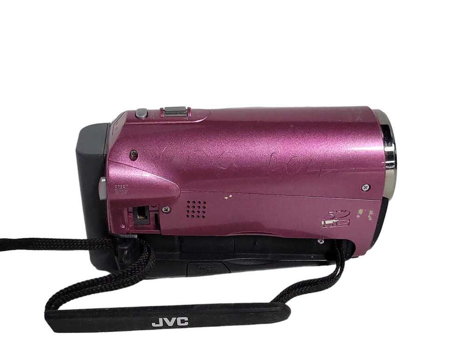 JVC Everio GZ-MS120RU Flash Camcorder Red W/Battery, No Charger, READ _