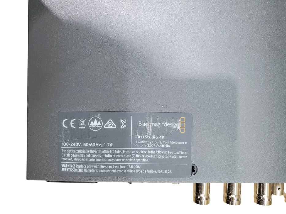 Blackmagic Design UltraStudio 4k Thunderbolt 2 *READ*
