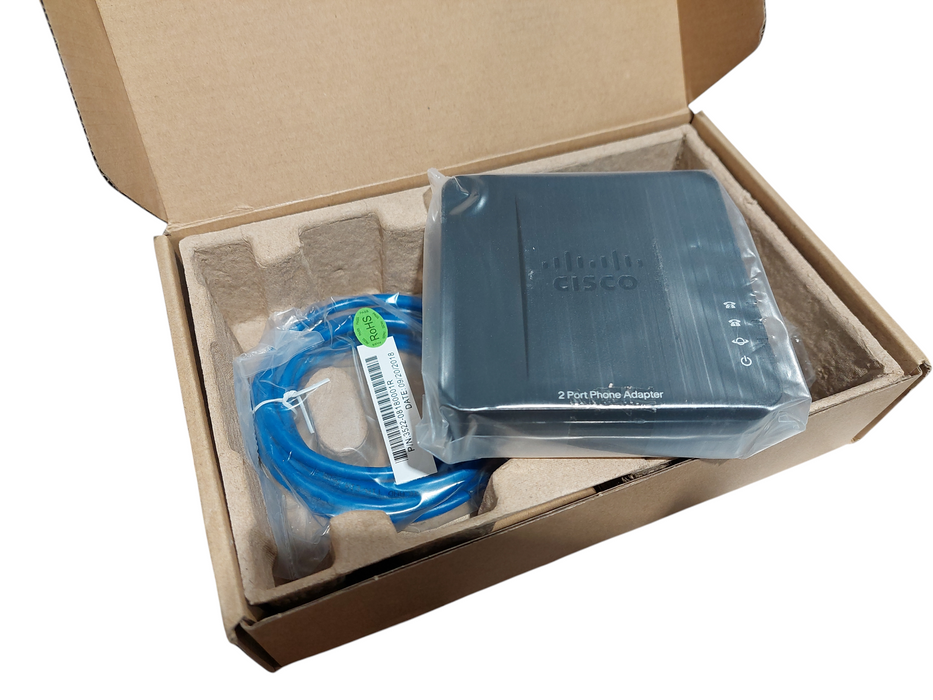 Cisco Modem New Vision System SPA 112 SPA Clip G1 0 2 Port Phone Adapter =