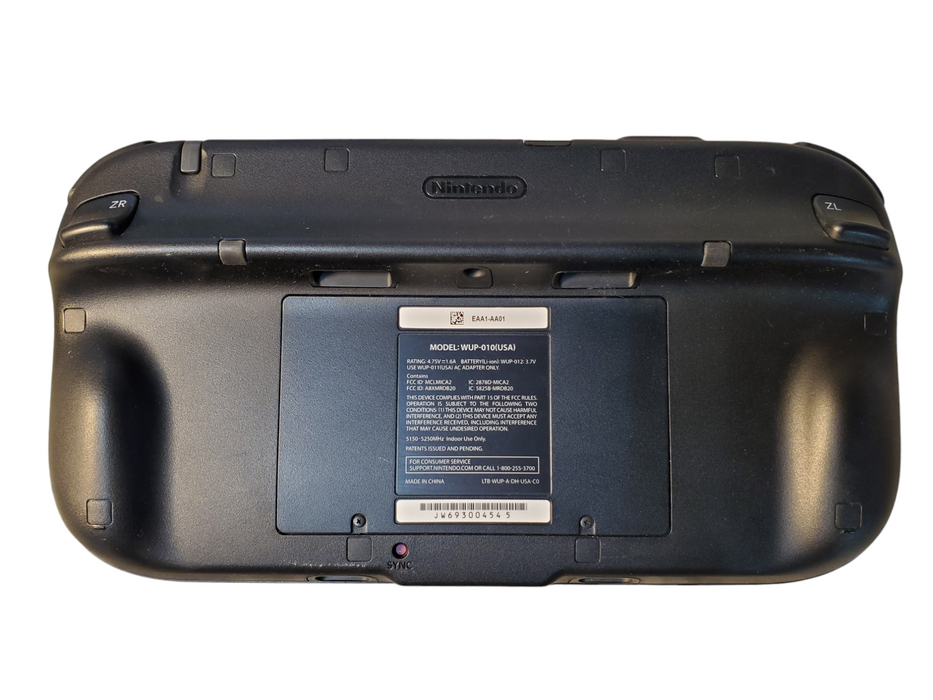 Nintendo Wii U Black GAMEPAD WUP-010(USA) NO Charger