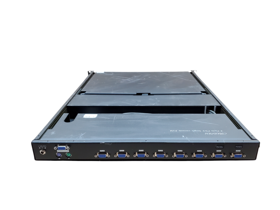 Cyberview 8 Ports PS/2 Single console KVM | *READ*