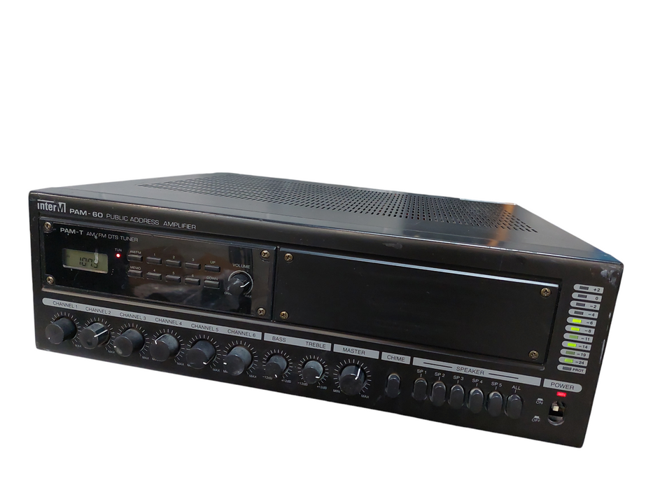 InterM PAM-60 Public Address Amplifier PAM-T AM/FM DTS Tuner Model: PAM-60 =