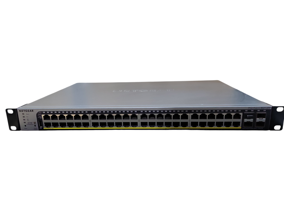 NetGear ProSafe GS752TP 48-Port Gigabit Smart Switch PoE+ w/4x SFP ports !