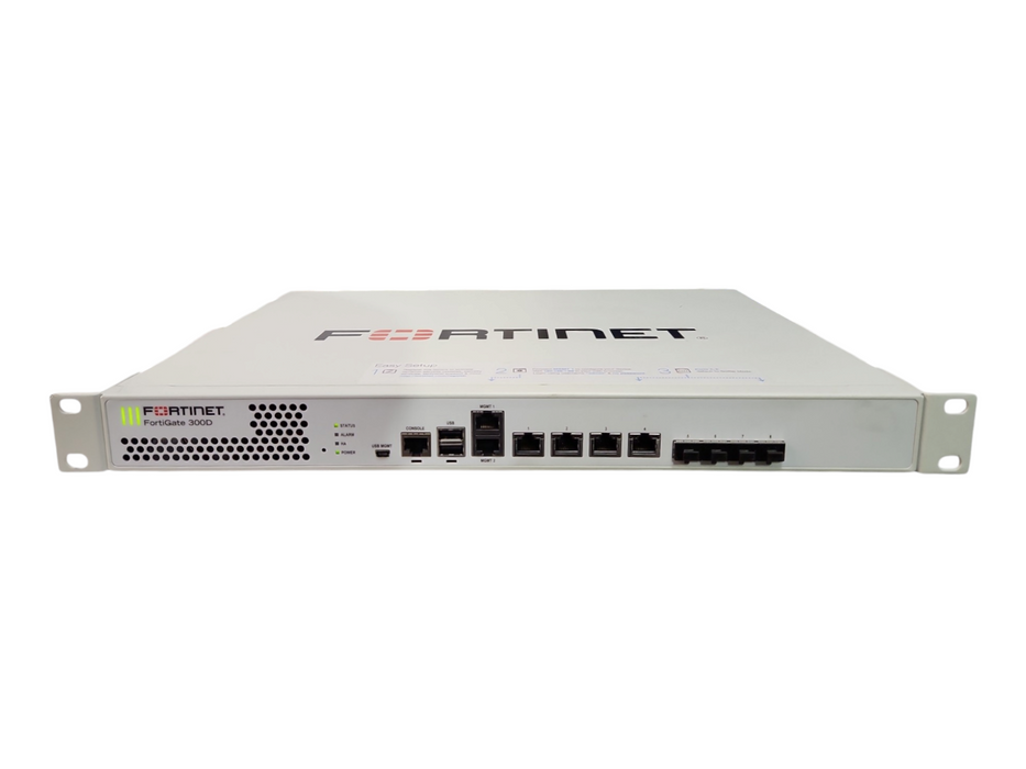 Fortinet Fortigate-300D, FG-300D, 1U Firewall Security Appliance, READ