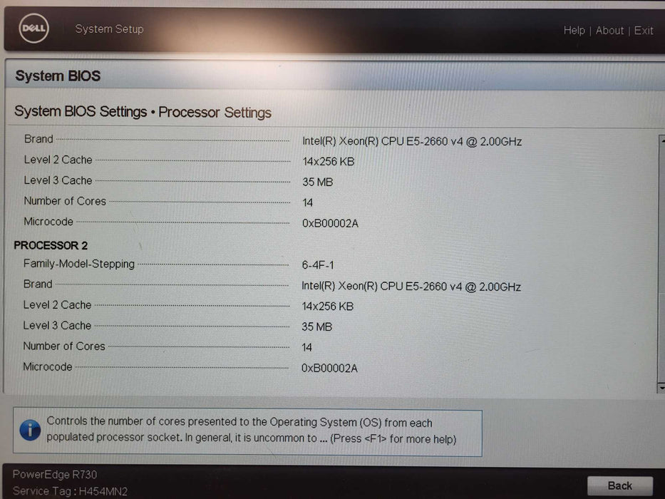 Dell PowerEdge R730 3.5" 2x E5-2660 v4 H730 Mini No HDD/RAM/FANS READ $