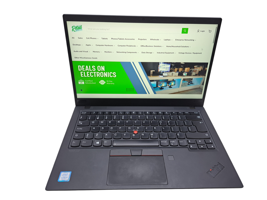 Lenovo ThinkPad X1 Carbon | Intel Core i5-8265U, 8GB RAM, 256GB NVMe ) Lap200