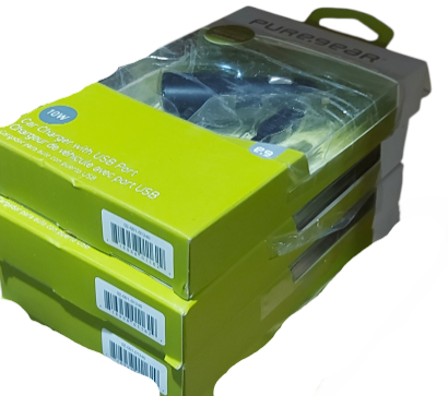 Lot 3x PureGear Car Charger USB iPhone 4/4s/3GS