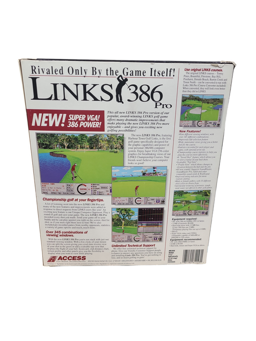 Links 386 Pro by Access for MS-DOS UNTESTED