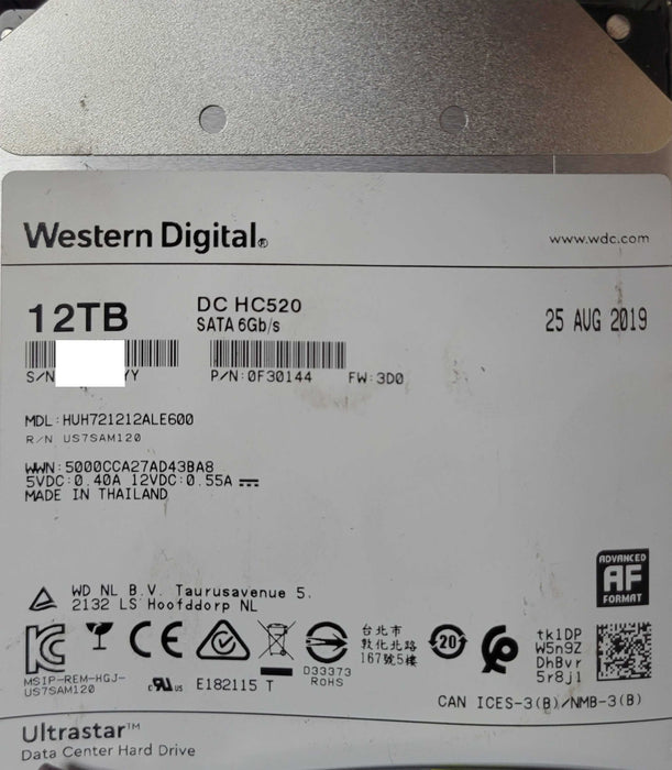 supermicro X11DPU-G6-NI22, 2x Xeon Gold 6144, 16GB DDR4, 4x 12TB HDDs, READ _