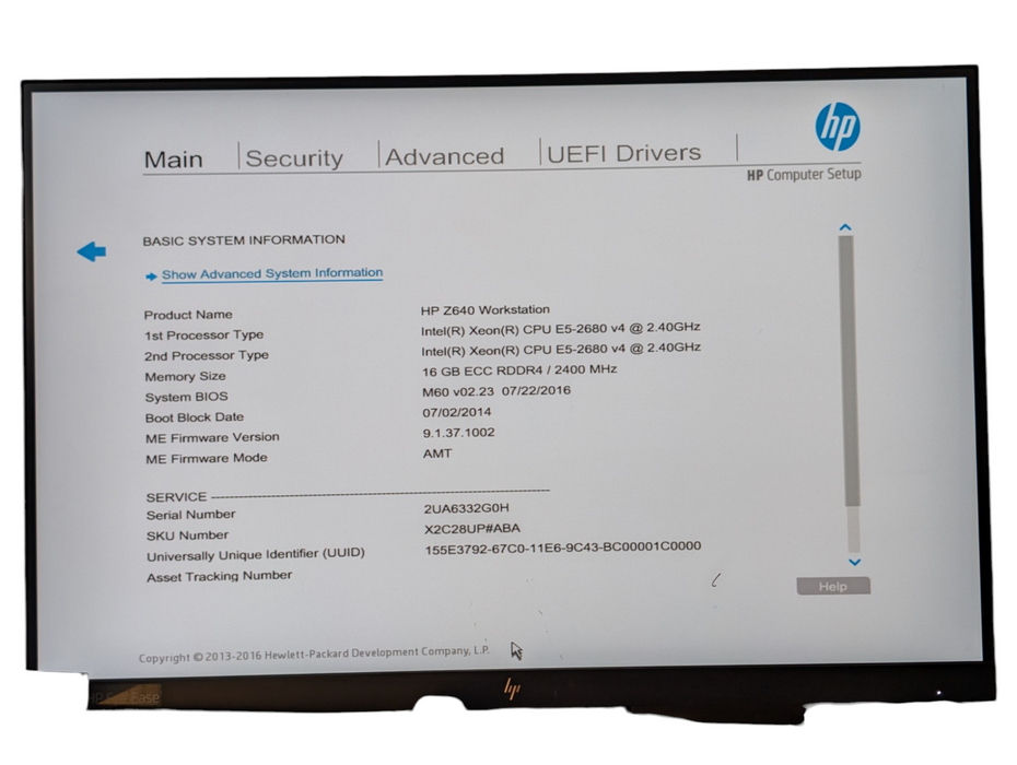 HP Z640 2x Intel Xeon E5-2680 v4 16GB RAM 256GB NVMe SSD NVIDIA Quadro P620 -