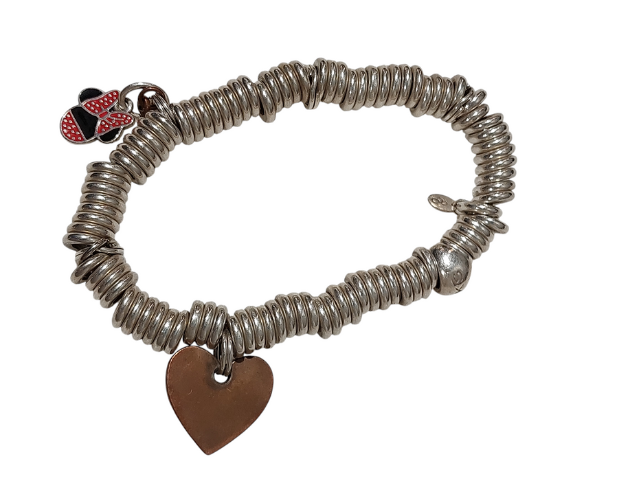 S925 Sterling Silver LINKS of London Charm Bracelet Weight of 55grams  =