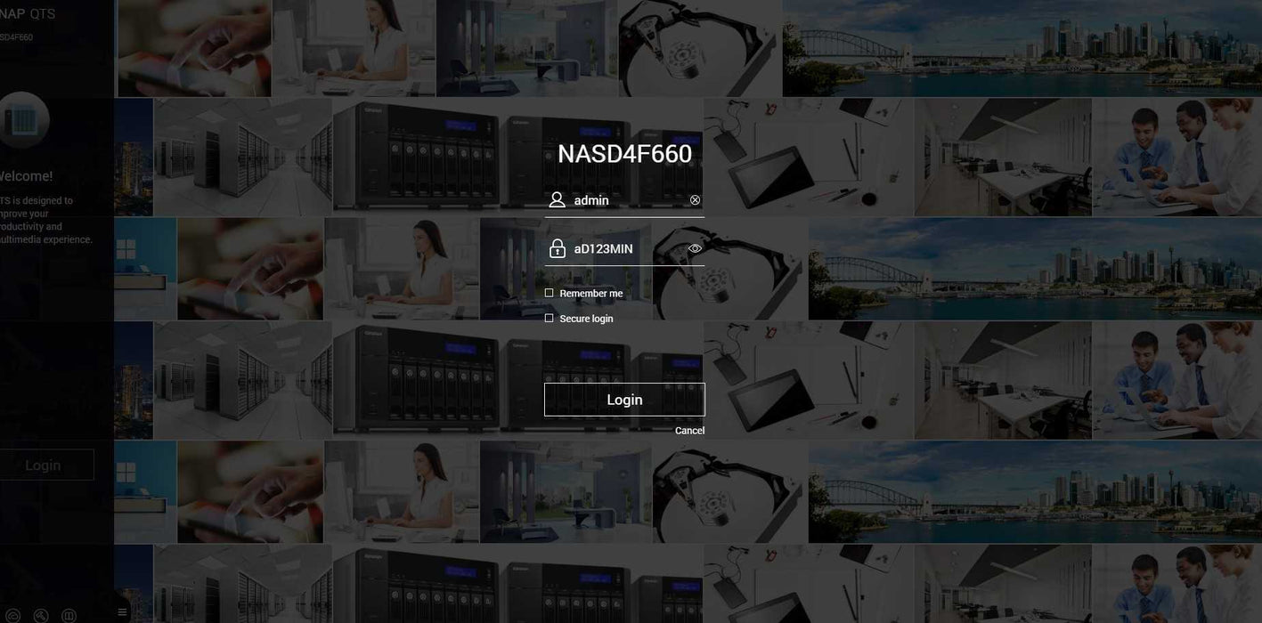 QNAP TS-1269U-RP 12 BAY NAS with 8x 2TB Hard drives, 1x PSU  _