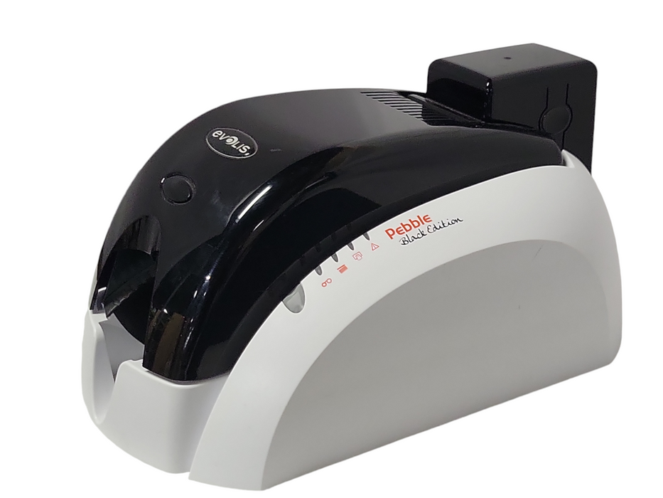 Evolis Pebble 4 Basic PBL401BKU ID Thermal ID Card Printer, READ _