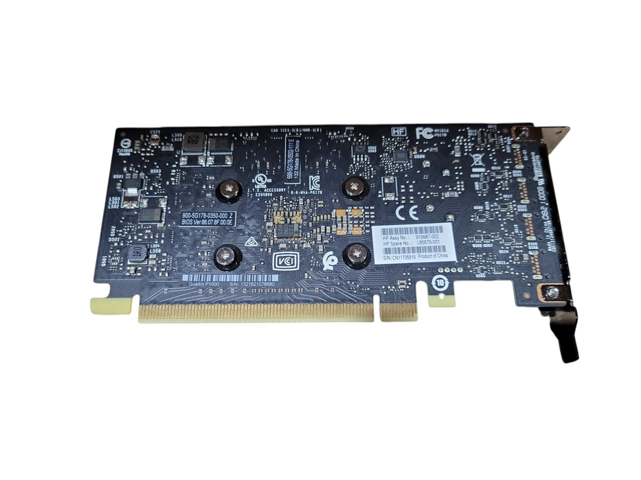 NVIDIA Quadro P1000 4GB GDDR5 - Graphics Card Low Profile !