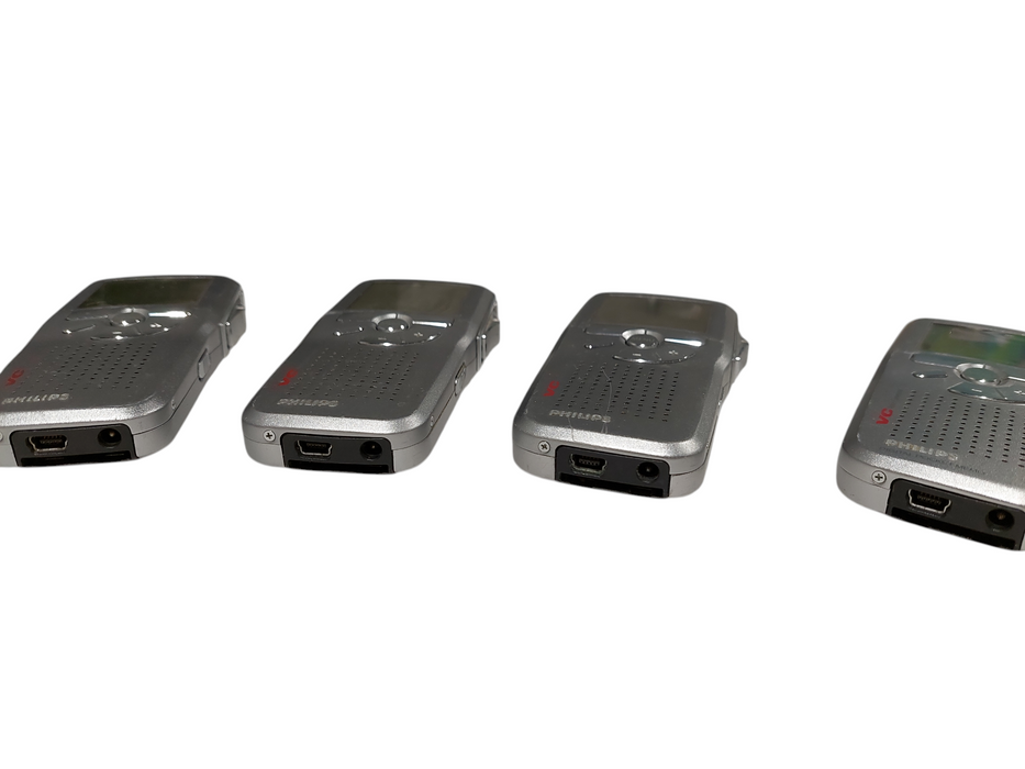 Bundle of 4 Phillips Pocket Memo Digital Recorder  LFH9600  =