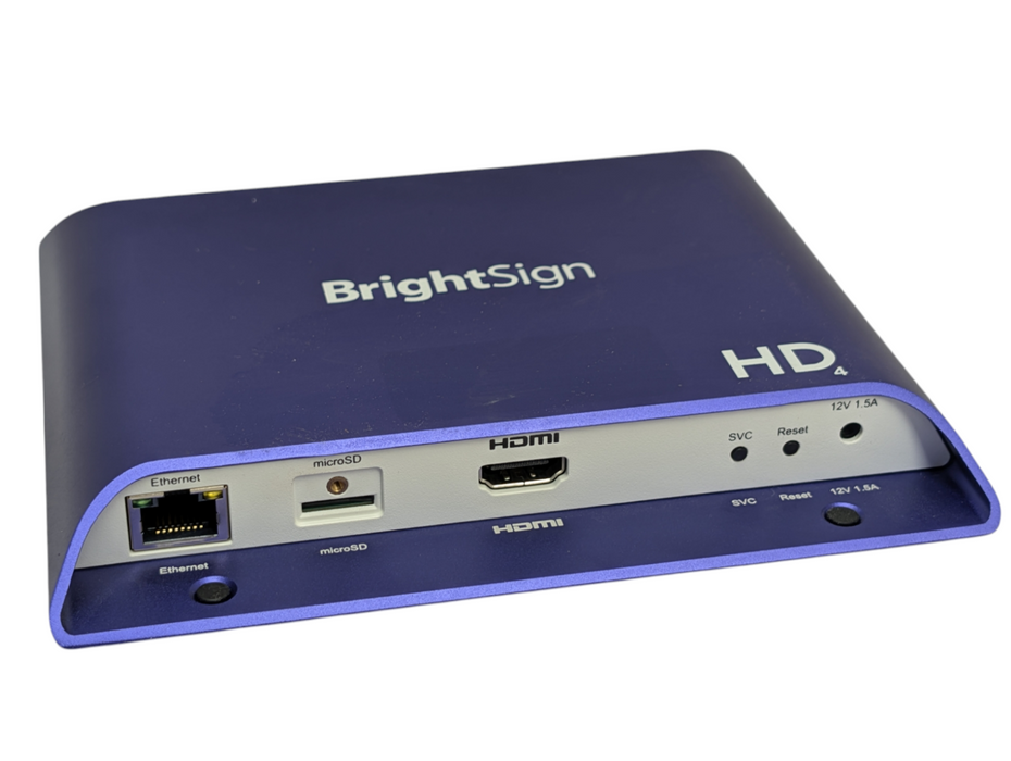 Brightsign HD224 4K H.265 Html5 Digital Signage HDMI GPIO Player Q-