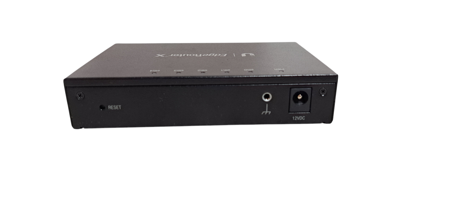 Ubiquiti Networks ER-X EdgeRouter X 5-Port Gigabit Router W/ Adapter & Box Q