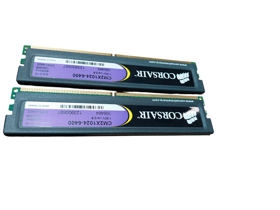 Corsair XMS2 DDR2 1024MB 800MHz XMS2-6400 CM2X1024-6400 =