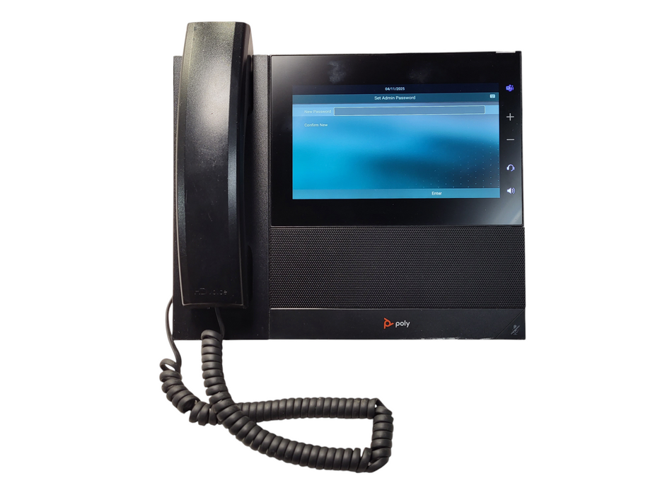 Polycom CCX 600 VoIP PoE USB-C Microsoft Teams Business Media Phone Han $