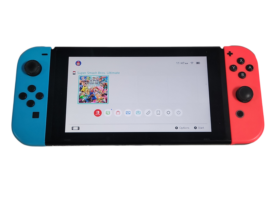 Nintendo Switch - 32GB / 512GB Ext - Black [HAC-001 + Games + Case] (
