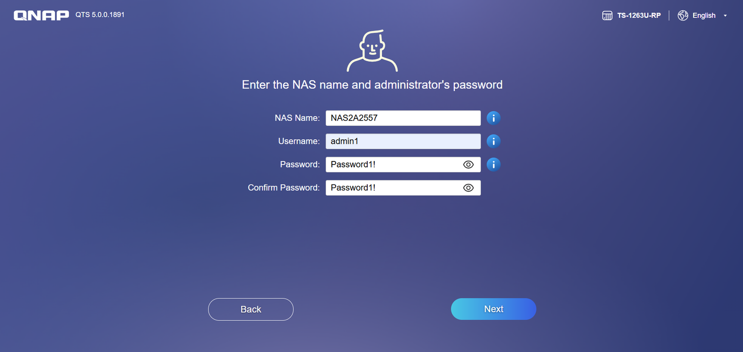 QNAP TS-1263U-RP 12-Bay NAS Network Attached Storage 1x 3TB HDD $