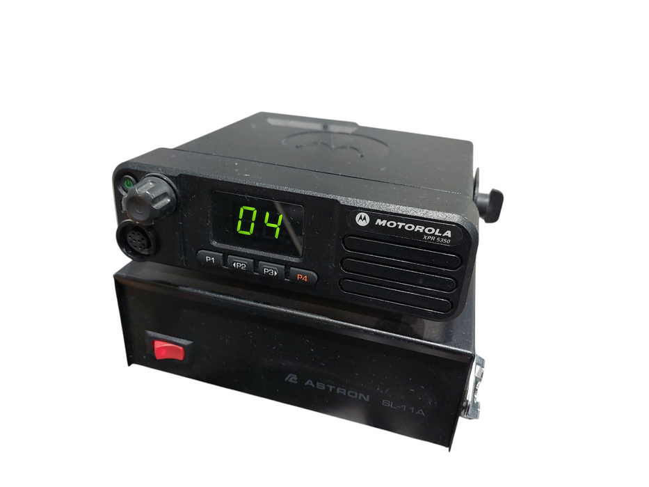 Motorola XPR-5350 CB Radio with Astron SL-11A Power Supply =