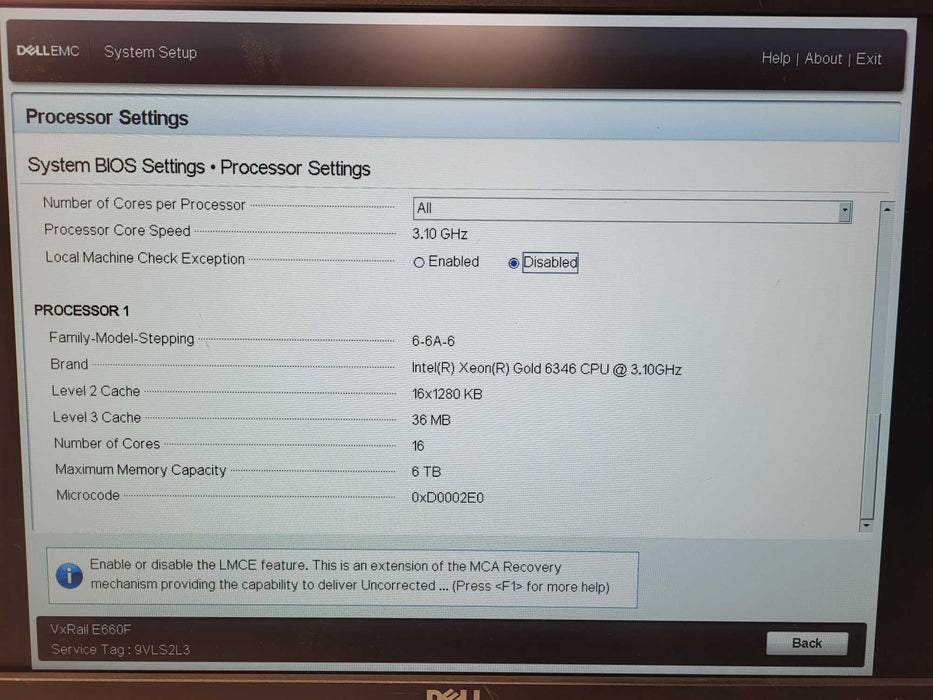 DELL VxRail E660F 10x 2.5" Gold 6346 @ 3.1GHz 32GB DDR4 HBA355iFnt 2x 1100W $