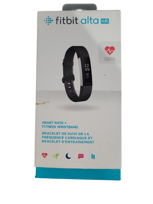 Fitbit Alta HR Fitness Activity Tracker Heart Rate Monitor Large !