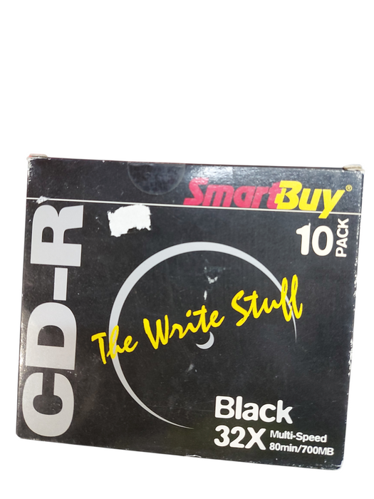 SmartBuy Black CD-R Multi Speed 32X 80min / 700MB 10 Pack