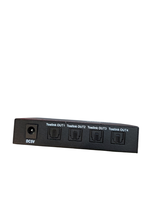 VANCO 1x4 Toslink Audio Splitter