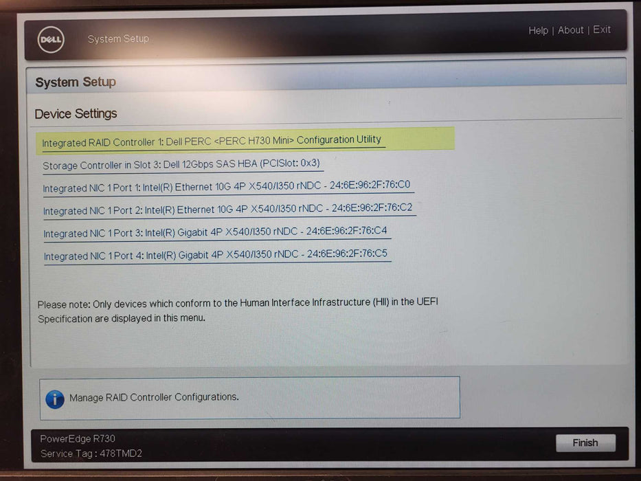 Dell PowerEdge R730 2x Xeon E5-2660 v3 16GB DDR4 H730Mini SAS HBA 2x750W $