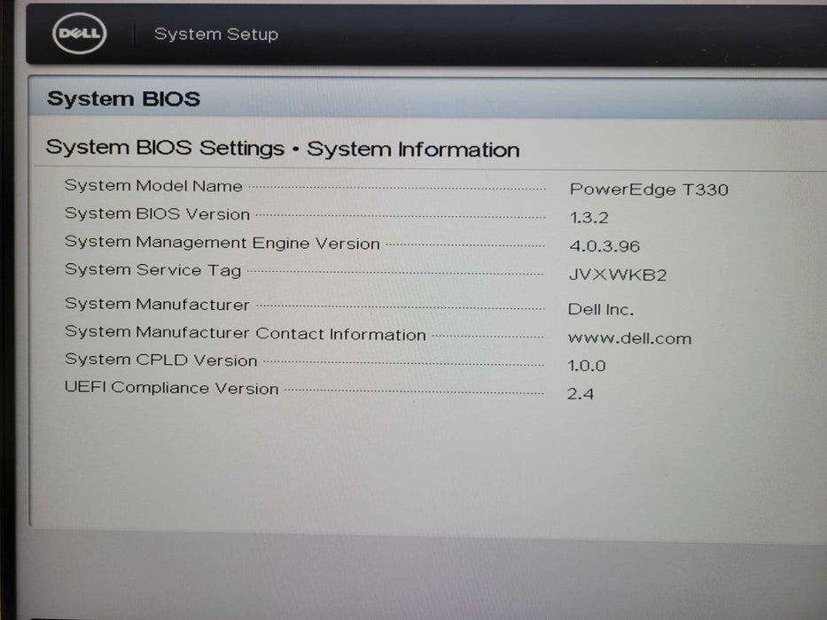 Dell PowerEdge T330 8x3.5", Xeon E3-1225v5 @ 3.30GHz, 32GB DDR4, H330  !