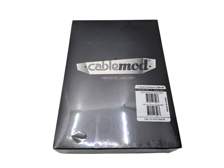 (New) CableMod PRO ModMesh C-Series AXi HXi & RM Cable Kit | Black / Red Q