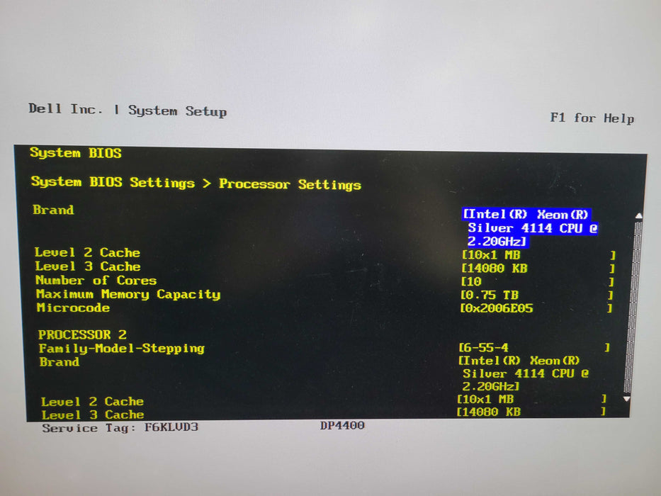 Dell PowerProtect DP4400 - 2x Xeon Silver 4114 64GB DDR4 PERC H730P Mini %